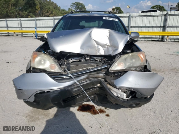2008 Honda CR-V EX-L with VIN JHLRE38768C032847, listed as a Copart auction lot 46174535 with 131,231 mi miles and Salvage Title. Bid and sale history available at carsss.com. Image 5.