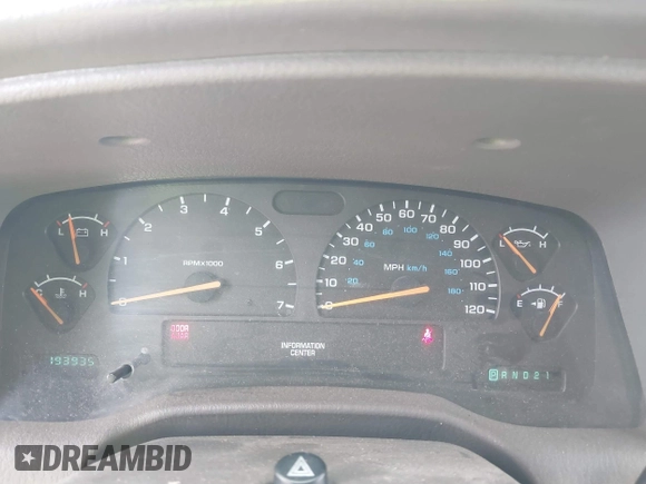 2001 Dodge Durango with VIN 1B4HS28Z71F512653, listed as a IAAI auction lot 41816026 with 193,935 mi miles and . Bid and sale history available at DreamBid. Image 7.