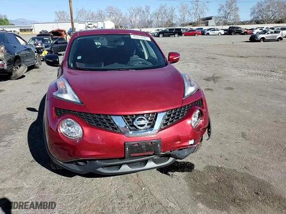 2015 Nissan Juke S with VIN JN8AF5MR4FT507553, listed as a Copart auction lot 45317985 with 50,387 mi miles and Salvage Title. Bid and sale history available at carsss.com. Image 12.