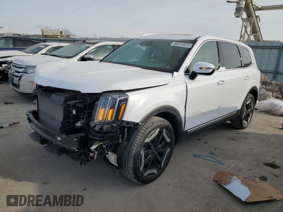 2024 Kia Telluride EX with VIN 5XYP34GC3RG497226, listed as a Copart auction lot 88254825 with 12,110 mi miles and Salvage Title. Bid and sale history available at DreamBid. Image 1.