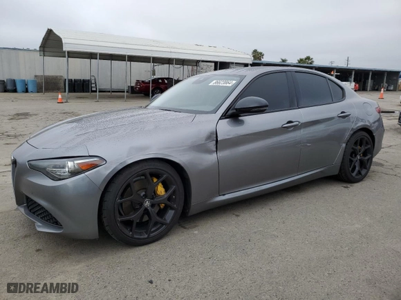 2020 Alfa Romeo Giulia with VIN ZARFAMAN2L7625199, listed as a Copart auction lot 86623864 with 69,948 mi miles and Salvage Title. Bid and sale history available at carsss.com. Image 1.