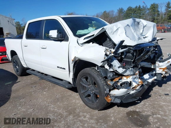 2020 Ram 1500 Big Horn with VIN 1C6SRFFTXLN183344, listed as a IAAI auction lot 41541202 with 71,072 mi miles. Bid and sale history available at carsss.com. Image 1.