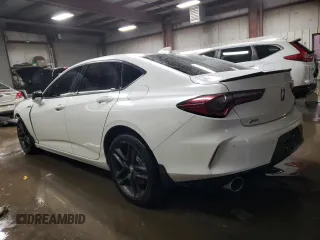 2025 Acura TLX w/A-Spec Package with VIN 19UUB6F5XSA000006, listed as a Copart auction lot 82973034 with 671 mi miles and Salvage Title. Bid and sale history available at DreamBid. Image 2.