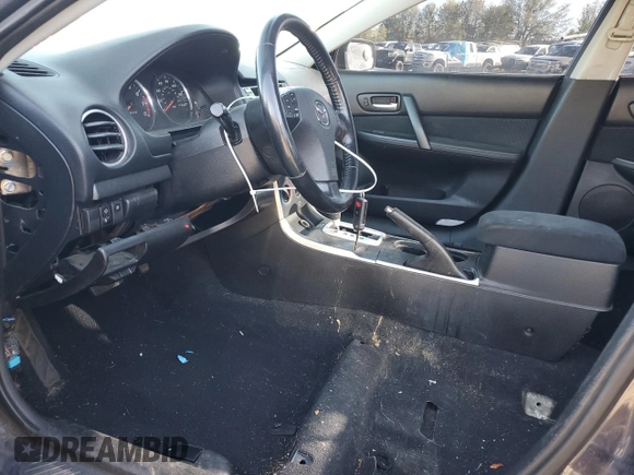 2007 Mazda 6 i Sport VE with VIN 1YVHP84C575M13864, listed as a Copart auction lot 74629194 with Not Provided miles and Salvage Title. Bid and sale history available at DreamBid. Image 7.