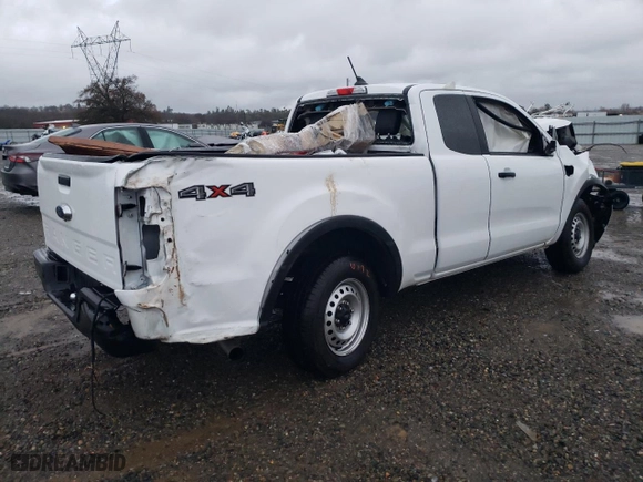 2022 Ford Ranger XL with VIN 1FTER1FH3NLD38657, listed as a Copart auction lot 85080604 with 90,557 mi miles and Salvage Title. Bid and sale history available at carsss.com. Image 3.