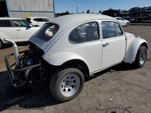 1969 Volkswagen Beetle with VIN 1190492991, listed as a Copart auction lot 46462205 with 18,726 mi miles and Clean Title. Bid and sale history available at DreamBid. Image 3.
