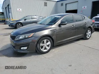 2014 Kia Optima LX with VIN 5XXGM4A79EG268248, listed as a Copart auction lot 61673755 with 83,309 mi miles and Salvage title. Bid and sale history available at DreamBid. Image 1.