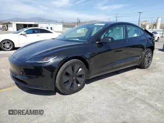 2025 Tesla Model 3 Long Range z VIN 5YJ3E1EA3SF011021, wystawiony jako Copart lot #58357265 z przebiegiem 509 mil mil oraz Szkoda całkowita • Salvage title. Historia ofert i sprzedaży dostępna na DreamBid. Obrazek 1.