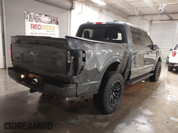 2024 Ford F-150 XLT with VIN 1FTEW3LP6RKD58669, listed as a IAAI auction lot 41394262 with 34,805 mi miles. Bid and sale history available at carsss.com. Image 4.