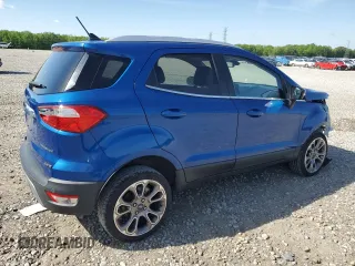 2018 Ford EcoSport Titanium z VIN MAJ6P1WL4JC196477, wystawiony jako Copart lot #54098085 z przebiegiem 62 073 mil mil oraz Szkody całkowita. Historia ofert i sprzedaży dostępna na DreamBid. Obrazek 3.