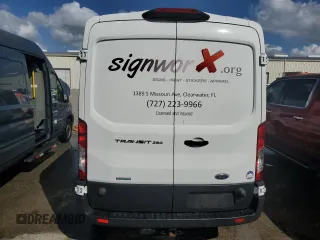 2019 Ford Transit with VIN 1FTYR2CGXKKB82195, listed as a Copart auction lot 74347834 with Not Provided miles and Salvage Title. Bid and sale history available at carsss.com. Image 6.