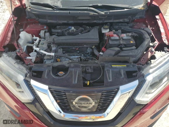 2017 Nissan Rogue SL with VIN JN8AT2MT1HW403445, listed as a Copart auction lot 75815484 with 47,940 mi miles and Non Repairable. Bid and sale history available at carsss.com. Image 12.
