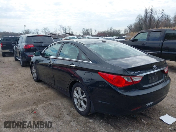 2013 Hyundai Sonata Limited with VIN 5NPEC4AC5DH611762, listed as a IAAI auction lot 41909934 with 146,339 mi miles and . Bid and sale history available at carsss.com. Image 3.