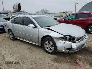 2015 Chevrolet Impala LS with VIN 2G1WA5E3XF1156723, listed as a Copart auction lot 44007025 with 99,349 mi miles and Salvage title. Bid and sale history available at DreamBid. Image 4.