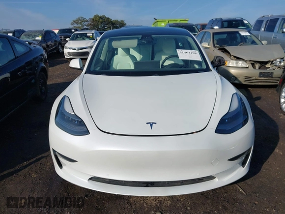 2021 Tesla Model 3 Long Range with VIN 5YJ3E1EB1MF056759, listed as a IAAI auction lot 41464108 with 48,694 mi miles and . Bid and sale history available at carsss.com. Image 12.