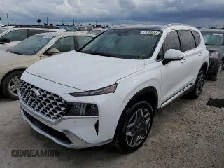 2021 Hyundai Santa Fe Hybrid Limited with VIN KM8S5DA13MU012632, listed as a Copart auction lot 74308684 with 0 mi miles and Salvage Title. Bid and sale history available at carsss.com. Image 1.