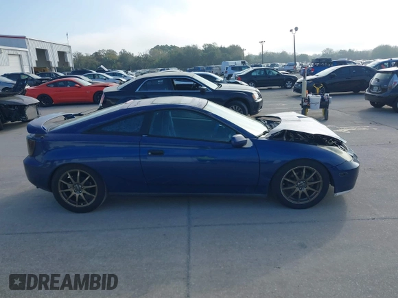 2002 Toyota Celica GT with VIN JTDDR32T220113449, listed as a IAAI auction lot 41546615 with 247,392 mi miles. Bid and sale history available at carsss.com. Image 13.