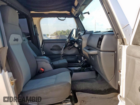 2005 Jeep Wrangler X с VIN 1J4FA39S45P353119, выставлен на аукционе Copart как лот 64206825 с пробегом 134 298 миль миль и Списание • Salvage title. История ставок и продаж доступна на DreamBid. Изображение 10.