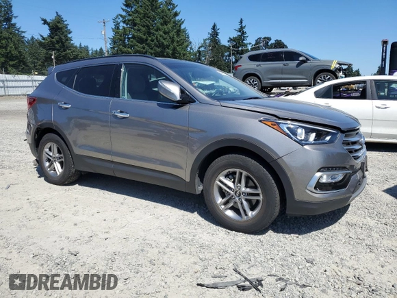 2018 Hyundai Santa Fe 2.4L with VIN 5NMZUDLB7JH106169, listed as a Copart auction lot 64465735 with 21,564 mi miles and Salvage title. Bid and sale history available at DreamBid. Image 4.