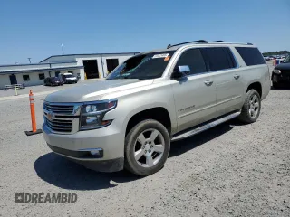 2015 Chevrolet Suburban LTZ with VIN 1GNSCKKC3FR199592, listed as a Copart auction lot 53472465 with Not provided miles and Salvage title. Bid and sale history available at DreamBid. Image 1.