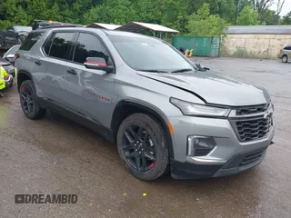 2023 Chevrolet Traverse Premier with VIN 1GNEVKKW5PJ130999, listed as a IAAI auction lot 42334637 with 66,866 mi miles and . Bid and sale history available at DreamBid. Image 1.