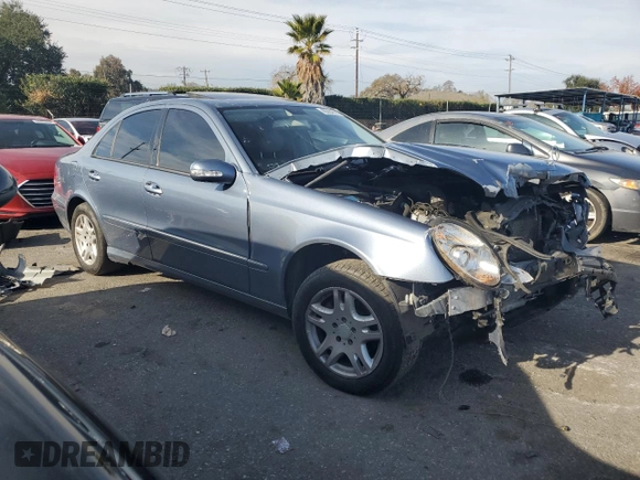 2005 Mercedes-Benz E-Class 3.2L with VIN WDBUF65J75A711635, listed as a Copart auction lot 85934874 with 202,507 mi miles and Salvage Title. Bid and sale history available at carsss.com. Image 4.