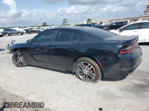 2019 Dodge Charger SXT with VIN 2C3CDXJGXKH653881, listed as a Copart auction lot 54692945 with Not Provided miles and Salvage Title. Bid and sale history available at DreamBid. Image 2.