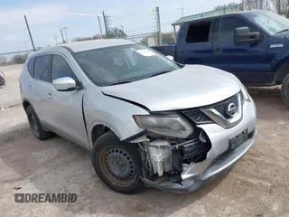 2015 Nissan Rogue SV with VIN 5N1AT2MKXFC755212, listed as a IAAI auction lot 41568466 with 118,449 mi miles. Bid and sale history available at carsss.com. Image 1.
