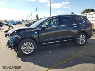 2022 Cadillac XT6 Luxury with VIN 1GYKPAR40NZ103206, listed as a Copart auction lot 81709724 with 54,610 mi miles and Salvage Title. Bid and sale history available at carsss.com. Image 1.