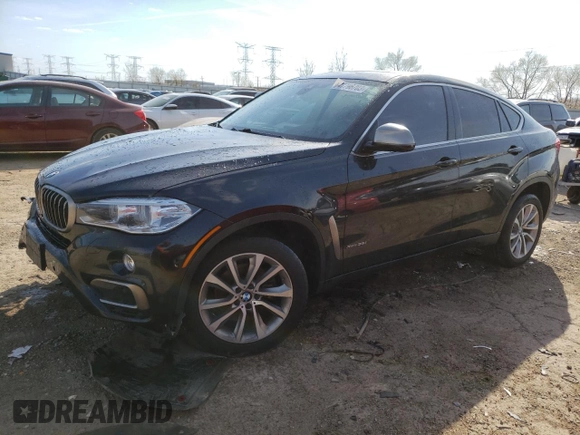 2017 BMW X6 xDrive35i with VIN 5UXKU2C53H0N85439, listed as a Copart auction lot 47796703 with 88,266 mi miles. Bid and sale history available at carsss.com. Image 1.