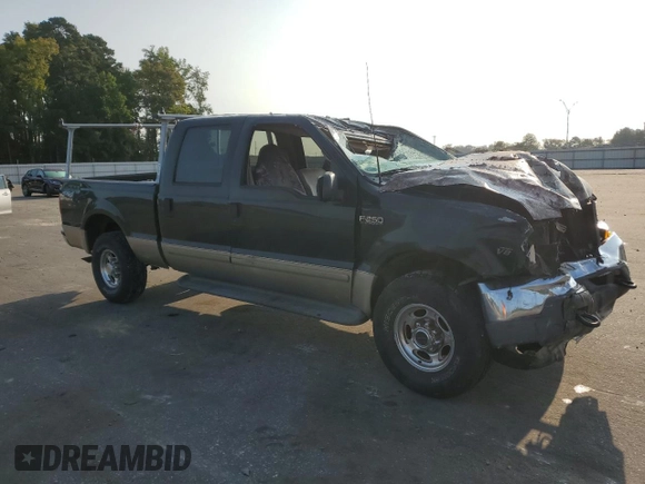 2001 Ford Super Duty F-250 XL with VIN 1FTNW21L11EB43083, listed as a Copart auction lot 70609164 with 231,581 mi miles and Salvage Title. Bid and sale history available at carsss.com. Image 4.