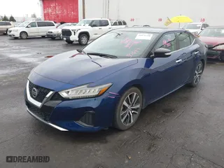 2021 Nissan Maxima SV with VIN 1N4AA6CV0MC514002, listed as a IAAI auction lot 41871338 with 53,106 mi miles. Bid and sale history available at carsss.com. Image 17.