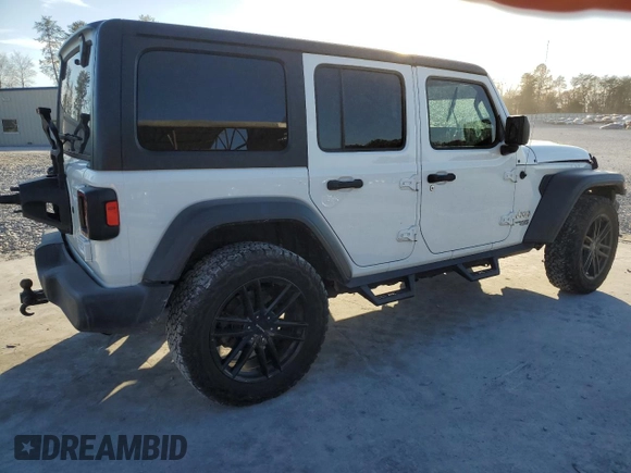 2018 Jeep Wrangler Unlimited Sport z VIN 1C4HJXDN4JW295178, wystawiony jako Copart lot #84921654 z przebiegiem 90 344 mil mil oraz Nie do naprawy • Non repairable. Historia ofert i sprzedaży dostępna na DreamBid. Obrazek 3.