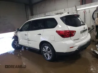 2019 Nissan Pathfinder S with VIN 5N1DR2MM8KC596326, listed as a Copart auction lot 48742555 with 71,577 mi miles and Salvage title. Bid and sale history available at DreamBid. Image 2.