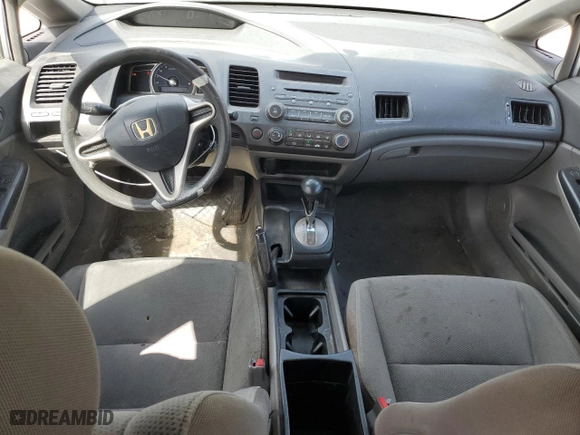2010 Honda Civic Sdn DX-VP with VIN 2HGFA1F33AH526121, listed as a Copart auction lot 47438955 with 267,712 mi miles and Salvage Title. Bid and sale history available at carsss.com. Image 8.
