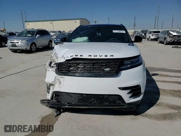 2024 Land Rover Range Rover Velar Dynamic SE z VIN SALYL2EX4RA385218, wystawiony jako Copart lot #77128914 z przebiegiem 9 836 mil mil oraz Szkoda całkowita • Salvage title. Historia ofert i sprzedaży dostępna na DreamBid. Obrazek 14.