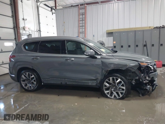 2023 Hyundai Santa Fe Calligraphy with VIN 5NMS54AL0PH628919, listed as a IAAI auction lot 41690223 with 9,931 mi miles. Bid and sale history available at carsss.com. Image 12.