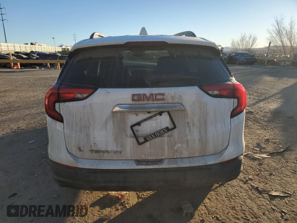 2018 GMC Terrain SLE with VIN 3GKALMEV1JL336000, listed as a Copart auction lot 83391234 with 97,142 mi miles and Salvage Title. Bid and sale history available at carsss.com. Image 6.