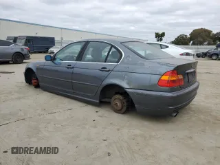 2002 BMW 3 Series 330i with VIN WBAEV53482KM20077, listed as a Copart auction lot 43391375 with 0 mi miles and Salvage Title. Bid and sale history available at carsss.com. Image 2.