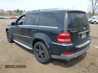 2009 Mercedes-Benz GL-Class 5.5L with VIN 4JGBF86E29A530952, listed as a IAAI auction lot 42112828 with 135,474 mi miles. Bid and sale history available at carsss.com. Image 3.