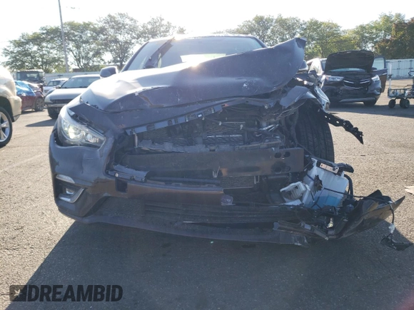 2020 Infiniti Q50 Luxe z VIN JN1EV7AR2LM250739, wystawiony jako Copart lot #66489913 z przebiegiem 50 254 mil mil oraz Szkoda całkowita • Salvage title. Historia ofert i sprzedaży dostępna na DreamBid. Obrazek 5.