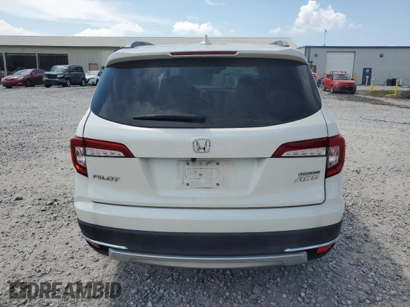 2019 Honda Pilot Touring 8-Passenger with VIN 5FNYF6H96KB067035, listed as a Copart auction lot 63933195 with 46,514 mi miles and Salvage title. Bid and sale history available at DreamBid. Image 6.