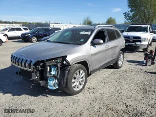 2016 Jeep Cherokee Limited with VIN 1C4PJMDS9GW205323, listed as a Copart auction lot 53262155 with 118,093 mi miles and Salvage Title. Bid and sale history available at carsss.com. Image 1.