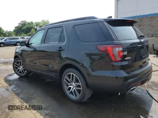 2017 Ford Explorer Sport with VIN 1FM5K8GT2HGB85830, listed as a Copart auction lot 59682215 with 89,981 mi miles and Salvage title. Bid and sale history available at DreamBid. Image 2.