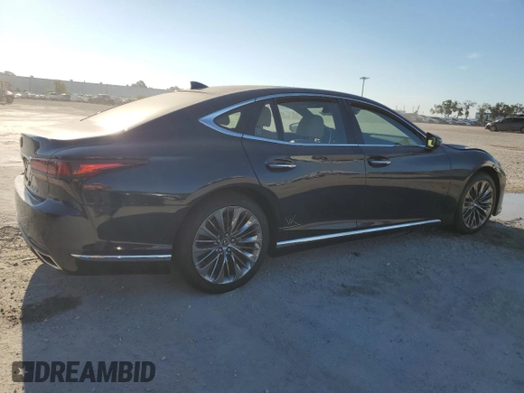 2021 Lexus LS 500 with VIN JTHD51FFXM5014872, listed as a Copart auction lot 74589874 with 20,701 mi miles and Non repairable. Bid and sale history available at DreamBid. Image 3.