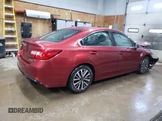2018 Subaru Legacy Premium with VIN 4S3BNAF69J3031033, listed as a Copart auction lot 56477085 with 40,852 mi miles and Salvage title. Bid and sale history available at DreamBid. Image 3.