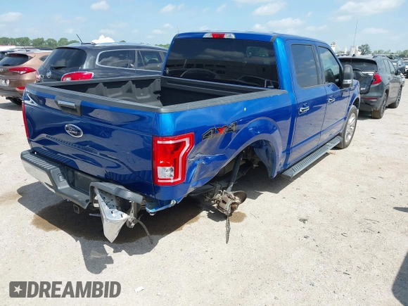 2017 Ford F-150 XL z VIN 1FTEW1EF3HKC71626, wystawiony jako IAAI lot #42541471 z przebiegiem 117 948 mil mil oraz . Historia ofert i sprzedaży dostępna na DreamBid. Obrazek 4.