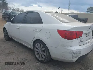 2012 Kia Forte SX with VIN KNAFW4A35C5580407, listed as a IAAI auction lot 41766933 with 203,081 mi miles. Bid and sale history available at carsss.com. Image 3.