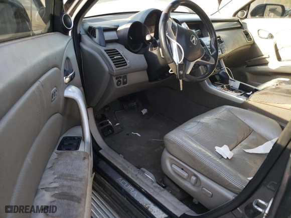 2008 Acura RDX Tech Pkg with VIN 5J8TB18588A011901, listed as a Copart auction lot 76191224 with 217,411 mi miles and Salvage Title. Bid and sale history available at carsss.com. Image 8.