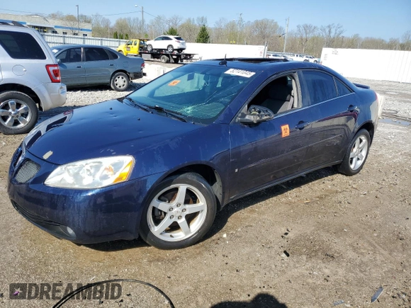 2008 Pontiac G6 with VIN 1G2ZG57NX84257533, listed as a Copart auction lot 52141045 with 142,192 mi miles and Non Repairable. Bid and sale history available at carsss.com. Image 1.